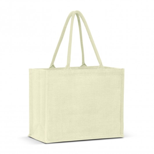 Colour Match Jute Totes White